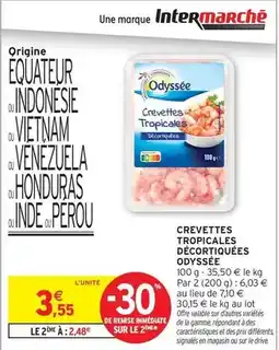 Intermarché Hyper Signal - crevettes tropicales décortiquées odyssee offre