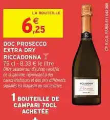 Intermarché Hyper Riccadonna - doc prosecco extra dry offre