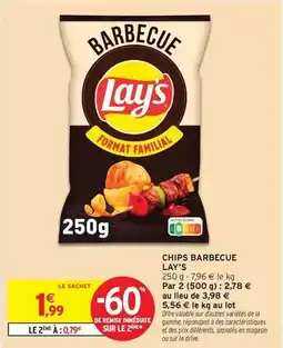 Intermarché Hyper Lay's - chips barbecue offre