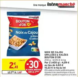 Intermarché Hyper Signal - noix de cajou grillées & salées offre