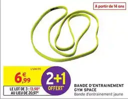 Intermarché Hyper Bande d'entrainement gym space offre