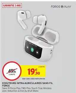 Intermarché Hyper Ecouteurs intra-au-auriculaires sans fil offre