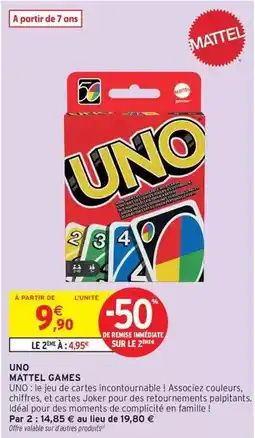 Intermarché Hyper Mattel - uno games offre