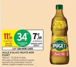 Intermarché Hyper Huile d'olive fruite mûr offre