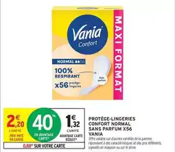 Intermarché Hyper Vania - protège-lingeries confort normal sans parfum x56 offre