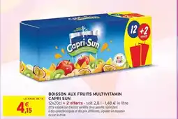 Intermarché Hyper Capri sun - boisson aux fruits multivitamin offre