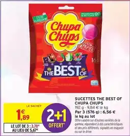 Intermarché Hyper Chupa chups - sucettes the best of offre