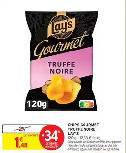 Intermarché Hyper Lay's - chips gourmet truffe noire offre