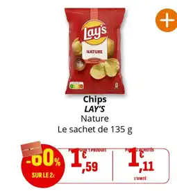 Coccinelle Supermarché Chips lay's offre