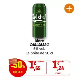 Coccinelle Supermarché Bière carlsberg offre