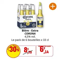 Coccinelle Supermarché Bière extra corona offre