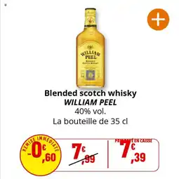 Coccinelle Supermarché Blended scotch whisky william peel offre