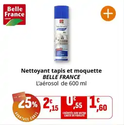 Coccinelle Supermarché Nettoyant tapis et moquette belle france offre
