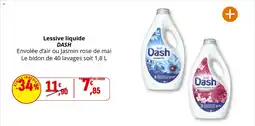 Coccinelle Supermarché Lessive liquide dash offre