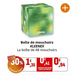Coccinelle Supermarché Boîte de mouchoirs kleenex offre