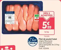 Promocash Filet de poulet halat offre