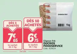 Promocash Oignon frit dúcros foodservice offre