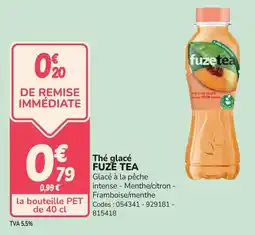 Promocash The glacé fuze tea offre