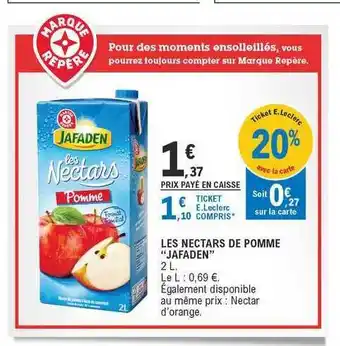 E.Leclerc Les Nectars De Pomme offre