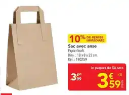 METRO Kraft - sac avec anse offre