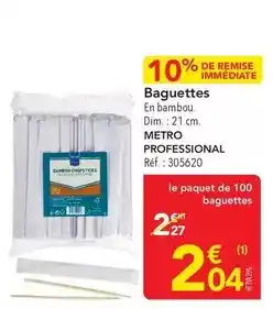 METRO Dim - baguettes offre