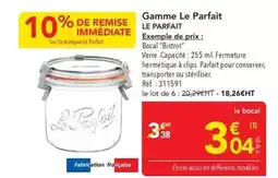 METRO Le parfait - gamme offre