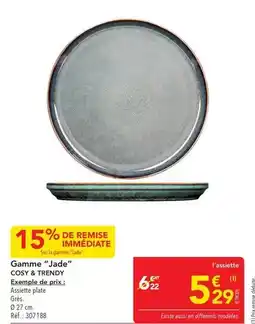 METRO Cosy - gamme jade offre