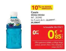 METRO Mogu mogu - cassis offre