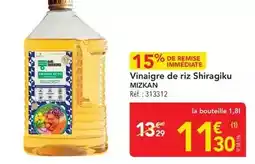 METRO Vinaigre de riz shirazkiku offre