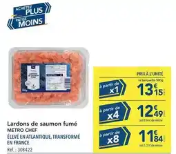 METRO Metro - lardons de saumon fumé offre