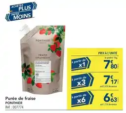 METRO Ponthier - purée de fraise offre