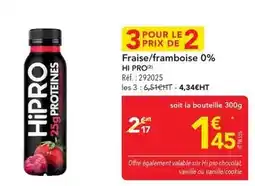 METRO Fraise/framboise 0% offre