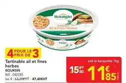 METRO Boursin - tartinable ail et fines herbes offre