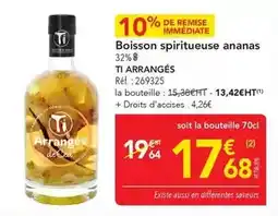 METRO Victoria - boisson spiritueuse ananas offre