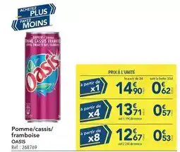 METRO Oasis - pomme/cassis/ framboise offre