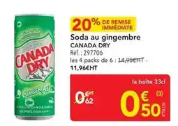 METRO Soda au gingembre offre