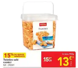 METRO Kambly - twisties salé offre