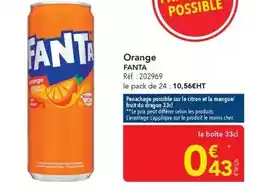 METRO Fanta - orange offre