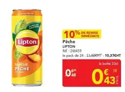 METRO Lipton - pêche offre