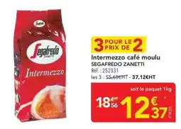 METRO Segafredo - intermezzo café moulu offre