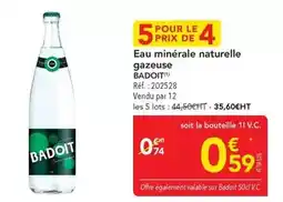 METRO Badoit - eau minérale naturelle gazeuse offre