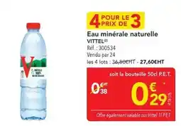METRO Vittel - eau minérale naturelle offre