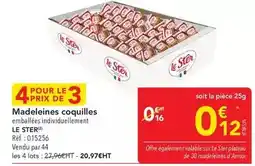 METRO Le ster - madeleines coquilles offre