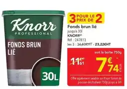 METRO Knorr - fonds brun lie offre