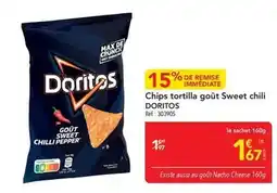 METRO Doritos - chips tortilla goût sweet chili offre