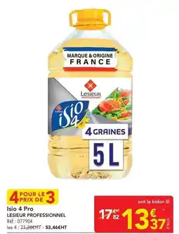 METRO Lesieur - 4 pro offre