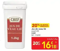 METRO Chef - jus de veau lié offre