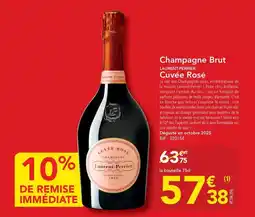 METRO Laurent perrier - champagne brut cuvée rosé offre