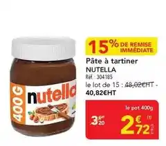 METRO Nutella - pâte à tartiner offre