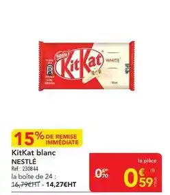 METRO Nestlé - kitkat blanc offre